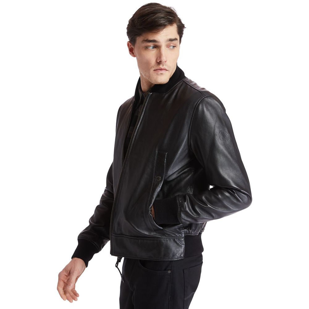 Jaqueta Masculino - Timberland Soft Couro - MHVXQ2670 - Pretas